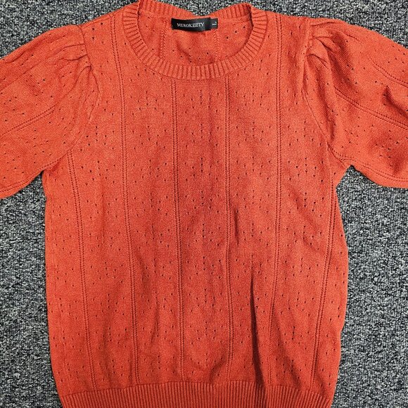 BUNDLE OF 2- Short Sleeve Sweaters- Sz Large - Picture 5 of 8